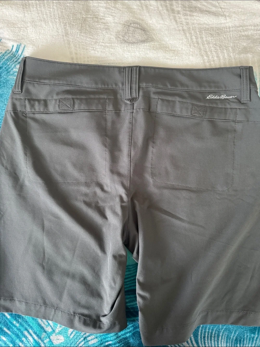 Eddie Bauer Women's Dark Gray Performance Bermuda Shorts